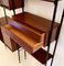 Terra Cielo Modular Bookcase in Mahogany Veneer, Italy, 1960s, Image 10