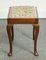 Piano Dressing Table Stool with Flower Stitchwork with Queen Anne Legs 6