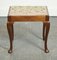 Piano Dressing Table Stool with Flower Stitchwork with Queen Anne Legs 3