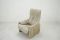 Vintage Adjustable Grey Leather Armchair from de Sede 3