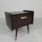 Bedside Table with Tapered Legs, 1960s, Image 18