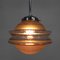 Art Deco Hanging Lamp with Ufo-Shaped Glass Globe, 1930s 14
