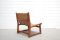 Mid-Century Cognac Leather Hunting Chairs, Set of 2, Image 8