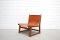 Mid-Century Cognac Leather Hunting Chairs, Set of 2 17