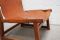 Mid-Century Cognac Leather Hunting Chairs, Set of 2 12