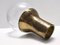 Vintage Italian Glass Vase with Brass in the style of Max Ingrand, 1960s, Image 7