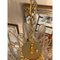 Clear Selle Murano Glass and Gold 24k Chandelier 4