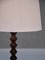 Lampada da tavolo alta in quercia attribuita a Charles Dudouyt, Francia, anni '50, Immagine 6