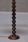 Tall Oak Table Lamp attributed attributed to Charles Dudouyt, France, 1950s 5