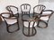 Italian Dining Table and Chairs Set, 1970s, Set of 7 8