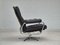 Danish Swivel Chair in Leather, Chrome Steel, 1970s 4