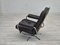 Danish Swivel Chair in Leather, Chrome Steel, 1970s 10