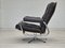 Danish Swivel Chair in Leather, Chrome Steel, 1970s 11
