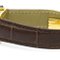 Must Tank Vermeil Vermeil Vergoldete Leder Quarz Unisex Uhr von Cartier 3