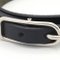 Hermes Bracelet Api1 Black Leather 3-Ply Belt Bangle Womens Mens 3
