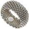 Silver Somerset Mesh Ring from Tiffany & Co. 5
