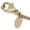 Artificial Pearl Rhinestone Gold Chain Pendant Necklace from Chanel 4