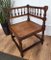 Italian Neoclassic Carved Wooden Corner Chair, 1950s 7