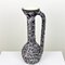 Große Vase aus Keramik in Schwarz & Weiß von Annette Roux, 1950er 6
