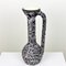 Large Black & White Ceramic Vase by Annette Roux, 1950s, Image 6