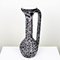 Large Black & White Ceramic Vase by Annette Roux, 1950s, Image 1