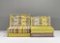 Mah Jong Sofa by Gobbo Salotti, Italy, 1980, Set of 6 6