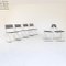 Metal Stackable Chairs, 1980s, Set of 6 4