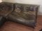Black & Brown Leather Togo Sofa Set by Michel Ducaroy for Ligne Roset, 1974 5