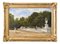 Jules Charles Rozier, Landscapes with Park, Oil on Canvas, 19th Century, Framed 1