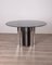 Vintage Italian Round Glass Dining Table, 1970s 1