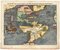 Antike Erste Karte des Kontinents Amerika von Sebastian Munster, 1558 1