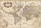 Antike Nova Totius Terrarum Orbis Geographica ac Hydrographica Tabula Claes Karte von Janszoon Visscher, 1652 4