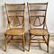 Bamboo Chairs attributed to Adrien Audoux & Frida Minet, 1950s, Set of 2 2