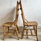 Bamboo Chairs attributed to Adrien Audoux & Frida Minet, 1950s, Set of 2 12
