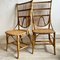 Bamboo Chairs attributed to Adrien Audoux & Frida Minet, 1950s, Set of 2 11