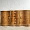 Mid-Century Bamboo and Cane Wavy Sideboard 7