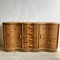 Mid-Century Bamboo and Cane Wavy Sideboard 13