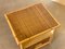 Wicker and Bamboo Bedside Tables, 1980s, Set of 2 10