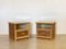 Wicker and Bamboo Bedside Tables, 1980s, Set of 2 2