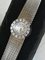Montre Art Déco Minimaliste Suisse en Or Blanc et Diamants, 1950s 1
