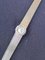 Montre Art Déco Minimaliste Suisse en Or Blanc et Diamants, 1950s 3
