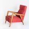 Vintage Armchair in Beech Wood and Eskay Upholstery, France, 1960s 3