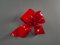 Fiocco regalo rosso grande formato a mano in plastica, Immagine 7