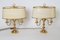 Hollywood Regency Table Lamp in the style of French Bouillotte, 1980s 2