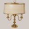Hollywood Regency Table Lamp in the style of French Bouillotte, 1980s 1