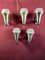 Mid-Century Italian Wall Lamps in the style of Ignazio Gardella for Azucena, 1960s, Set of 5, Image 8