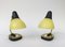 Tischlampen aus Gelb und Schwarz lackiertem Messing, Deutschland, 1950er, 2er Set 2