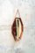 Achteckiger Wandspiegel aus Holz & Leder, 1950er 2