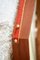 Achteckiger Wandspiegel aus Holz & Leder, 1950er 4