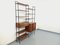Modulares Italienisches Vintage Bücherregal aus Teak & Metall, 1960er 11